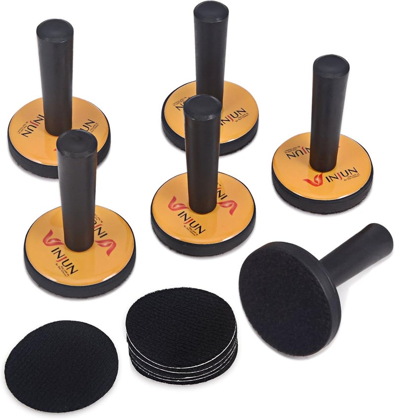 Gomake WINJUN 6 Pack Car Window Tinting Magnetic Tools Magnet Holder Gripper with Extra 6 pcs Replacement Fabric Pads for Vinyl Wraps Installation - Image 2