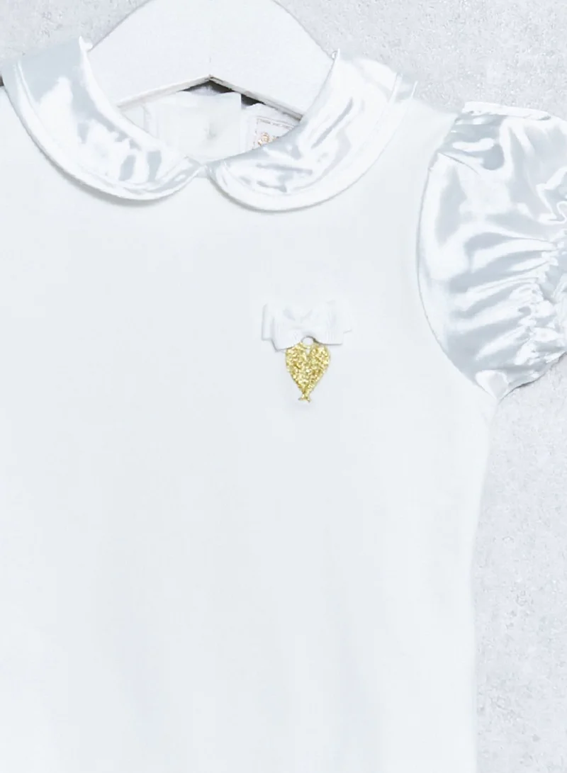 angels face Infant Satin Onsie Dress