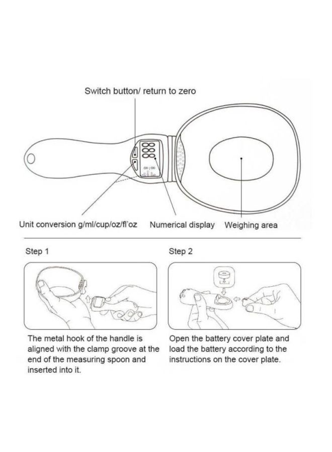 NIBEMINENT Portable Measuring Spoon Bowl White 23x5x9.5cm - Image 5
