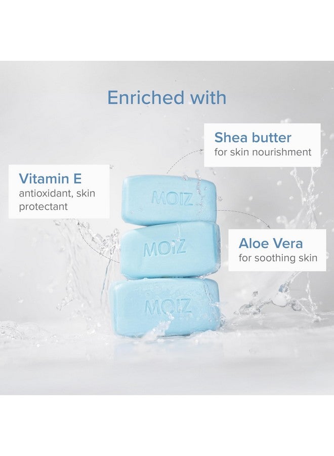 Moiz Syndet Bathing Bar | pH 5.5 | With Shea Butter, Aloe Vera & Vitamin E | Paraben, Sulphate & Cruelty-Free - 75gm - Image 5