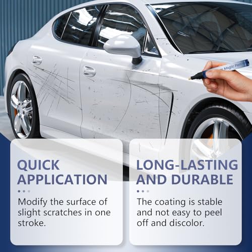 Nmoiat All Cars Magic Pen, Magic Car Scratch Removal Pen, Car Scratch Remover Pen, Car Paint Scratch Repair Pen Set, Quick Fix for Scratches and Paint Damage, for All Vehicles Colors (2pcs) - Image 5