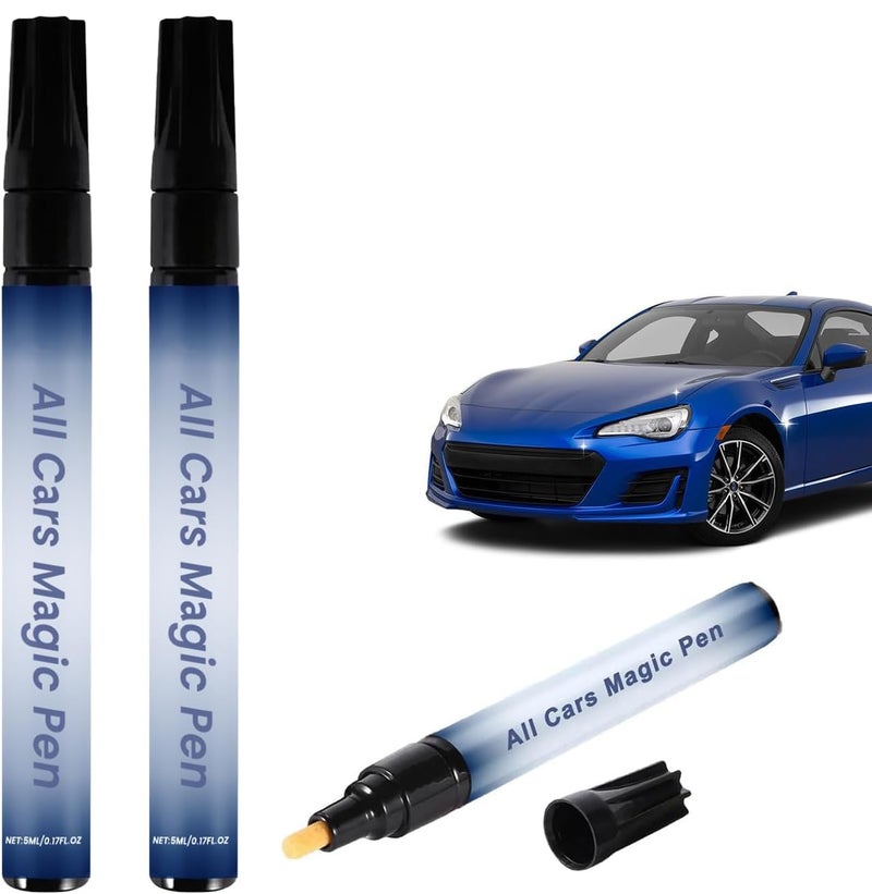 Nmoiat All Cars Magic Pen, Magic Car Scratch Removal Pen, Car Scratch Remover Pen, Car Paint Scratch Repair Pen Set, Quick Fix for Scratches and Paint Damage, for All Vehicles Colors (2pcs) - Image 1