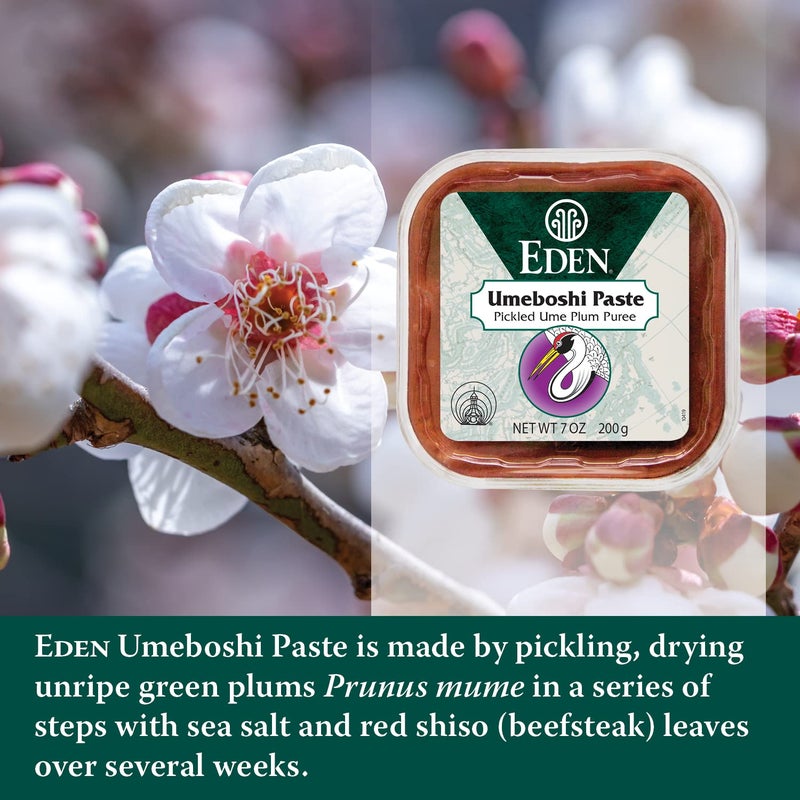 Eden Umeboshi Paste, Pickled Ume Plum Puree, Artisan Made in Japan, No MSG, No Chemical Additives, 7oz - Image 3