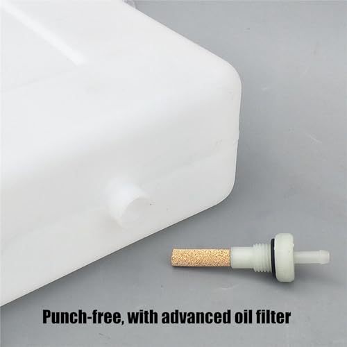 JANCAN Gas Fuel Storage Tank,7L Fuel Tank Plastic Petrol Diesel Oil Petrol Tank Water Tank for Boat Car Truck Parking Heater Accessories for Car Truck Van Parking Heater - Image 4