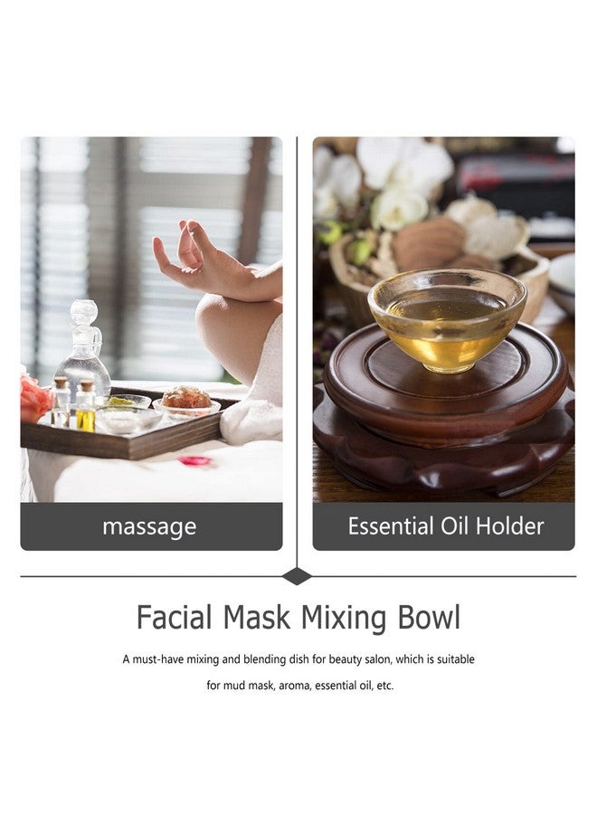 كالوري طبق خلط الزيوت العطرية، قناع الوجه من السيراميك، وعاء خلط، حامل زيت عطري، أطباق سبا صغيرة لصالونات التجميل - Image 5
