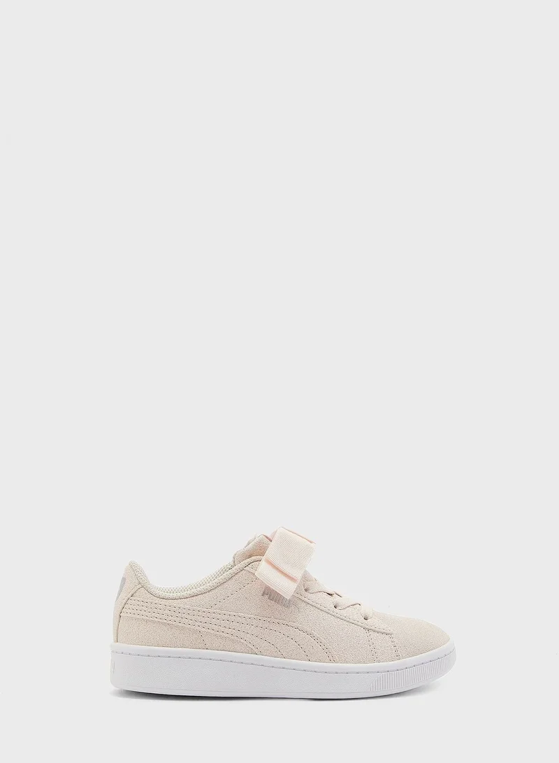 PUMA Kids Vikky Ribbon Glitz Ac Ps Sneakers