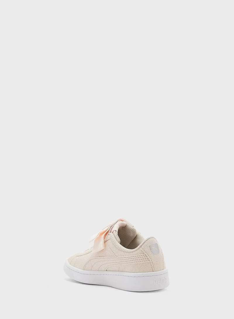 PUMA Kids Vikky Ribbon Glitz Ac Ps Sneakers