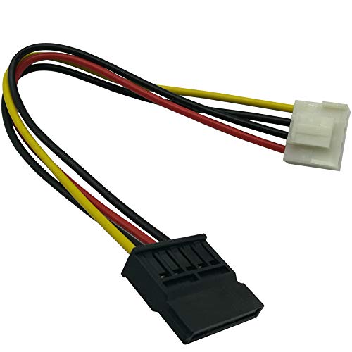 COMeap (2-Pack SATA Power Cable for Hikvision Video Recorder, 4 Pin to SATA Hard Drive HDD Power Adapter 7.5-in(19cm) - Image 1