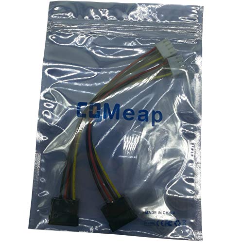 COMeap (2-Pack SATA Power Cable for Hikvision Video Recorder, 4 Pin to SATA Hard Drive HDD Power Adapter 7.5-in(19cm) - Image 5