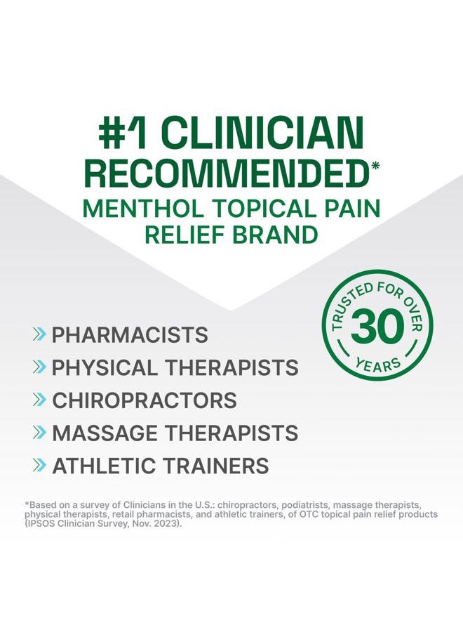 Biofreeze - Professional Colorless Pain Relief Roll On, Knee & Simple Backache Relief, Arthritis Pain Reliever, Neck Pain Relief, Cooling Joint Pain Relief, Roll-On Menthol Gel 3 Fl Oz - Image 1