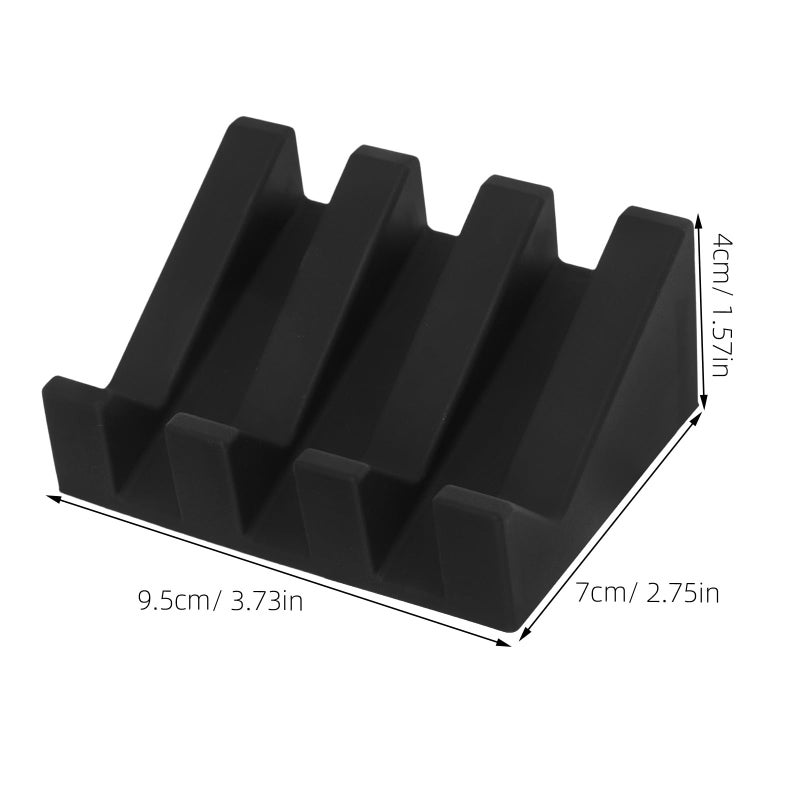 Self Draining Silicone Soap Holder Tray Anti Slip For Shower And Sink - Image 3