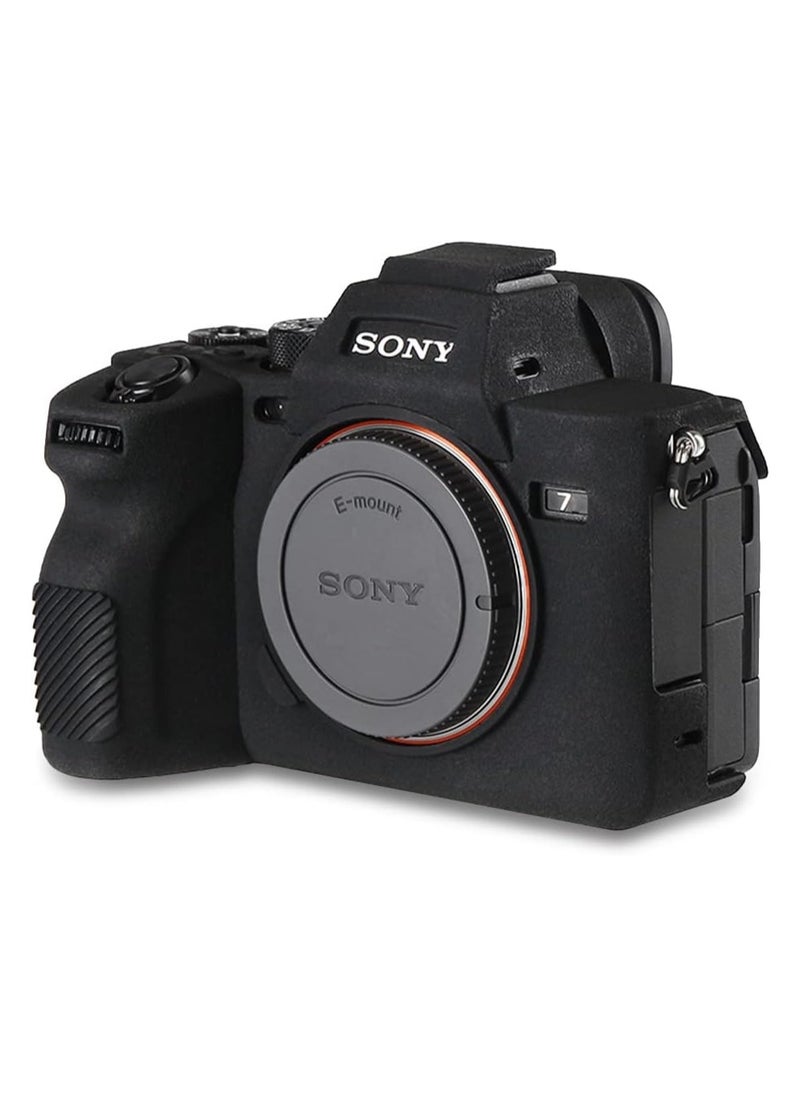 جنرال - حقيبة كاميرا Sony A7RV A7R5 - غطاء سيليكون واقي لكاميرا DSLR، قفص قابل للفصل، مضاد للصدمات، مانع للغبار - Image 1
