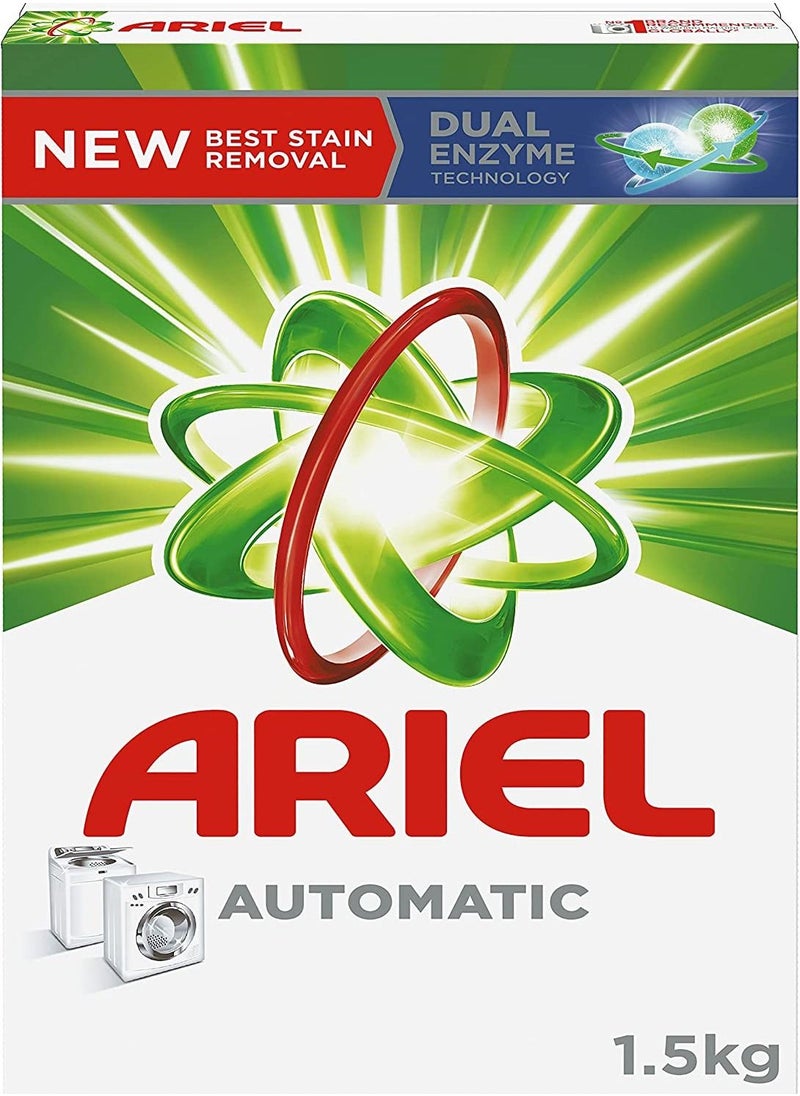 Ariel - Ariel Automatic Powder Laundry Detergent Original Scent 1.5 KG - Image 1