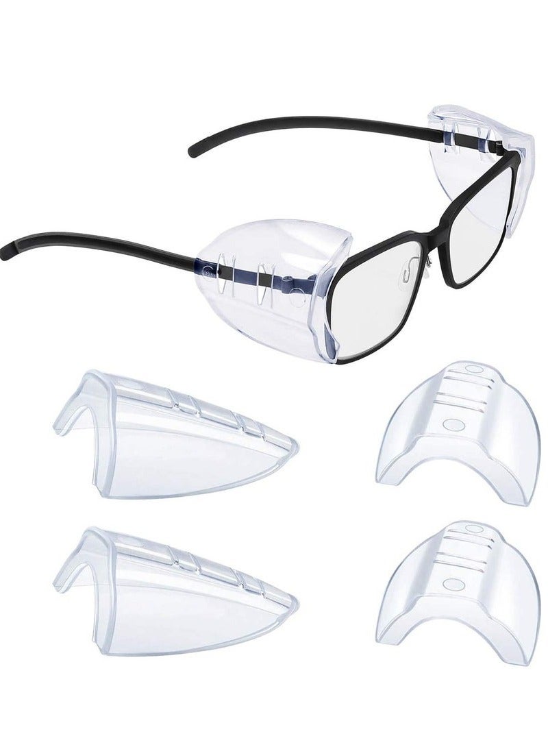 2Pairs Glasses Side Shields For Eyeglasses,Side Shields For Prescription Glasses - Image 1