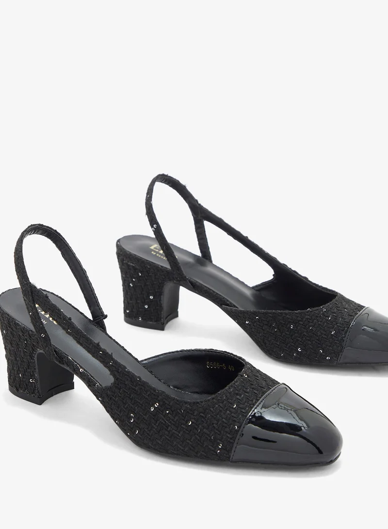 ELLA  Block Heel Sling Back Pump for Women | Best Price UAE