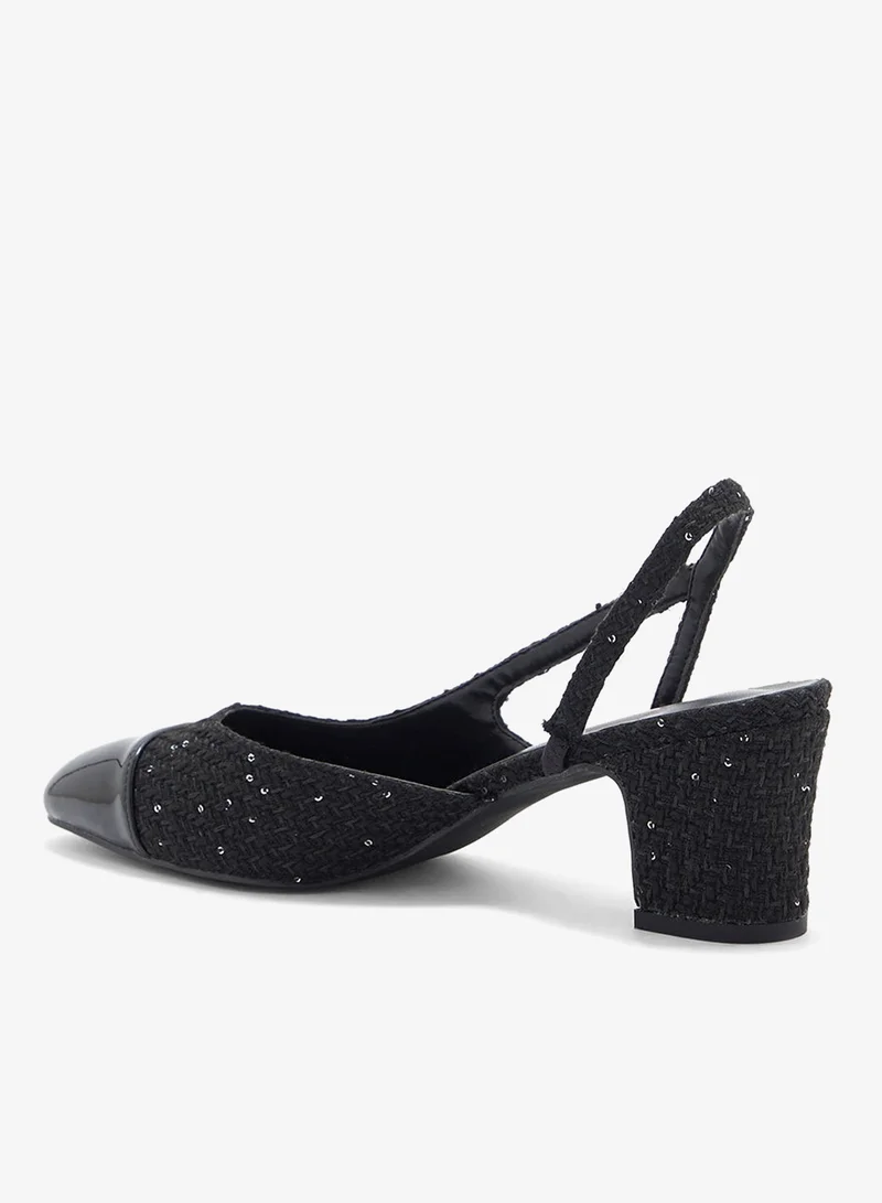 ELLA  Block Heel Sling Back Pump for Women | Best Price UAE