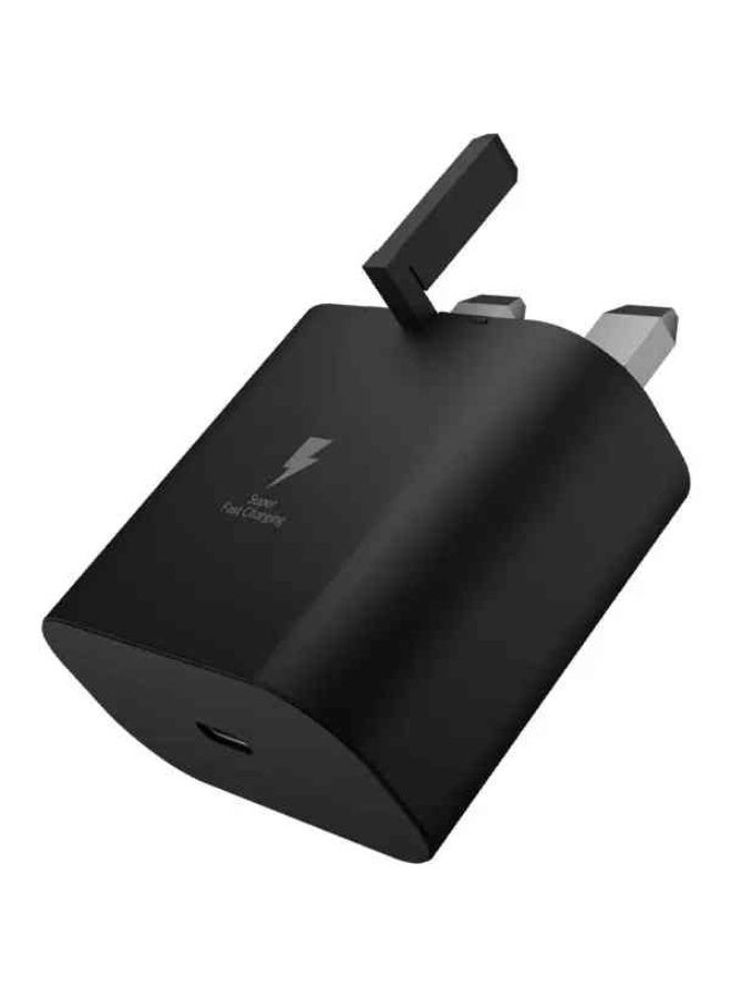 هيتز ZA30 شاحن جداري سريع 25 واط مع كابل USB-C إلى USB-C – شاحن Power Delivery، تصميم مدمج وخفيف، لون أسود - Image 1
