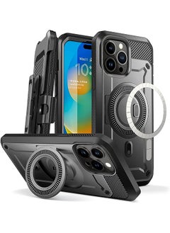 SupCase Unicorn Beetle Pro Mag Case for iPhone 14 Pro Max 6.7", Compatible with MagSafe Full Body Rugged Case with Built-in Screen Protector & Kickstand & Belt-Clip  - Image 1