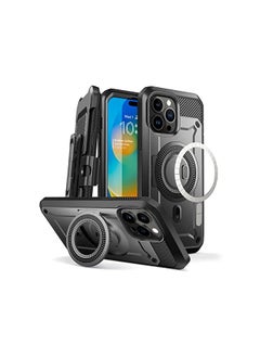 SupCase Unicorn Beetle Pro Mag Case for iPhone 14 Pro Max 6.7", Compatible with MagSafe Full Body Rugged Case with Built-in Screen Protector & Kickstand & Belt-Clip  - Image 2