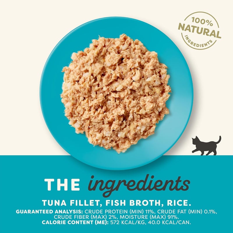 Applaws Natural Wet Kitten Food in Broth, Limited Ingredient Canned Wet Kitten Food, No Additives, Made with Natural Ingredients, Tuna Fillet in Broth (6 x 2.47oz Cans) - Image 2