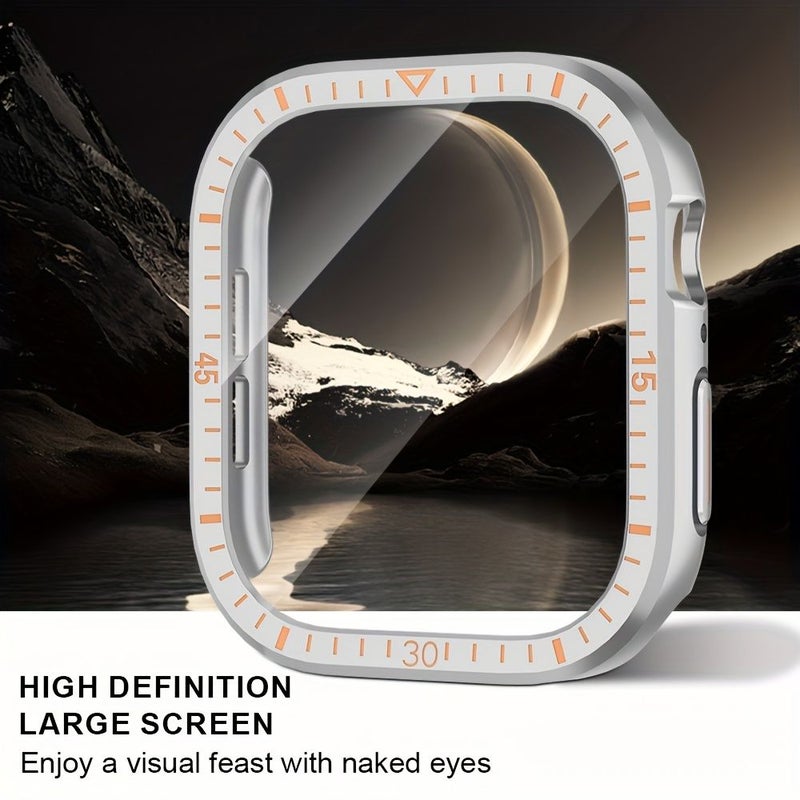 Hard Case With Tempered Glass Screen Protector For 41mm Watch Rose Golden Full Coverage - Image 4