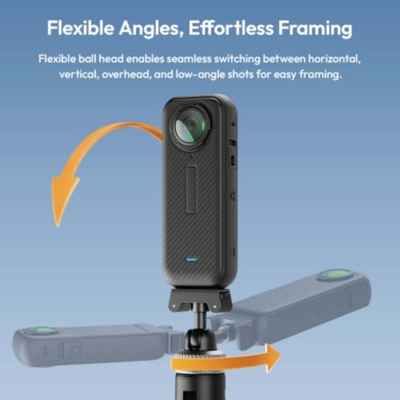 16.14in MT95 Mini Extension Rod Tripod for Insta360 X5 - Image 5