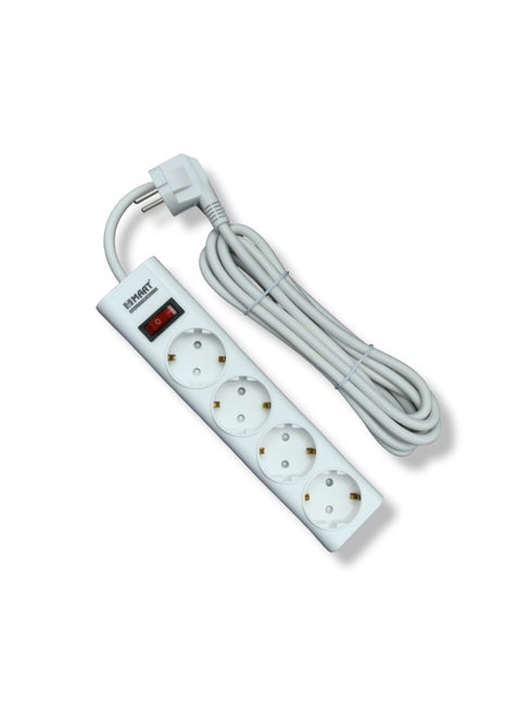 European Extension Socket 4-Way