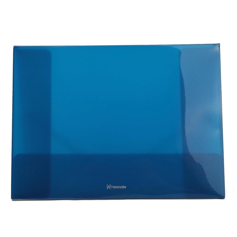 Neomate 3 Pcs A4 Double Pocket Folder | Designer Legal File with Elastic Closure | Multicolor Plastic Document Holder for Storage | Blue, Black & White - Image 4
