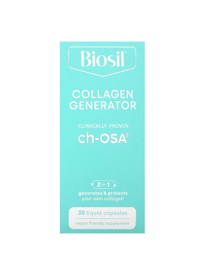 BIOSIL Biosil, Collagen Generator, 30 Liquid Capsules - Image 1