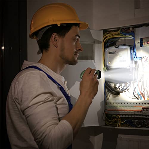 Mudder 6 Pcs Hand Crank Solar Powered Flashlights Emergency Rechargeable LED Handheld Flashlights for Survival Gear Outdoor Sports Camping Hiking Backpack Safety(Green Yellow Black) - Image 5