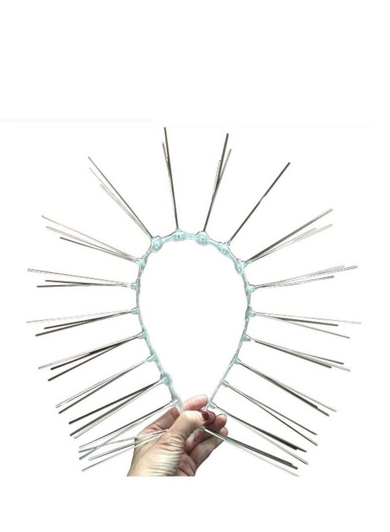 NIBEMINENT 2-Piece Birds Spikes Silver 60cm - Image 2