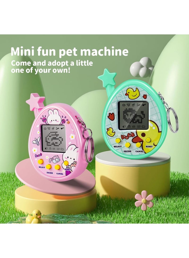 Zikra Interactive Toy Digital Pet - Virtual Electronic Pets Video Game Party Favors for Kids Video Game Keychain Video Game Party Supplies - Image 2