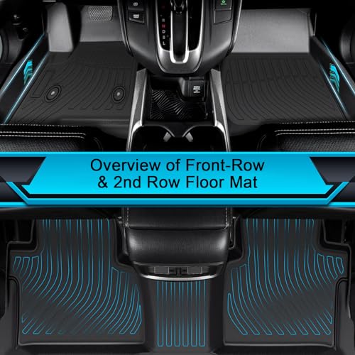 JAOGAUS Floor Mats for Chevrolet Chevy Tahoe 2015-2020 and for GMC Yukon 2015-2020 (Bucket Seat), TPE Waterproof Non-Slip All Weather Protection Custom (Floor Mats & Cargo Liner & Seatback Cargo Mat) - Image 2