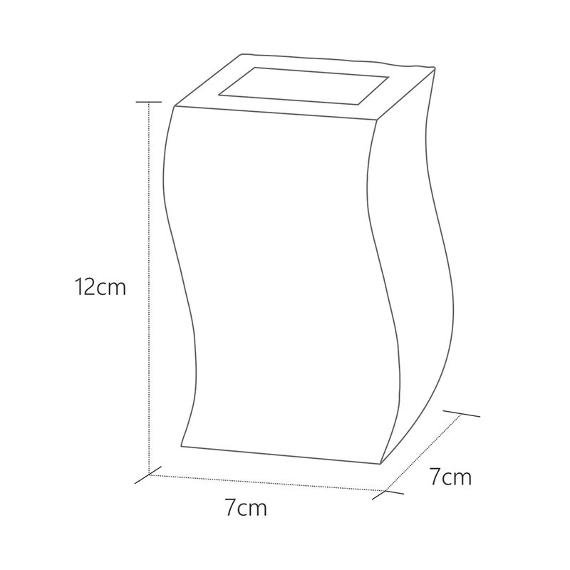 Obsessions Alvina Tumbler (L) 7 x (W) 7 x (H) 12cm_Sandstone and Brown - Image 4