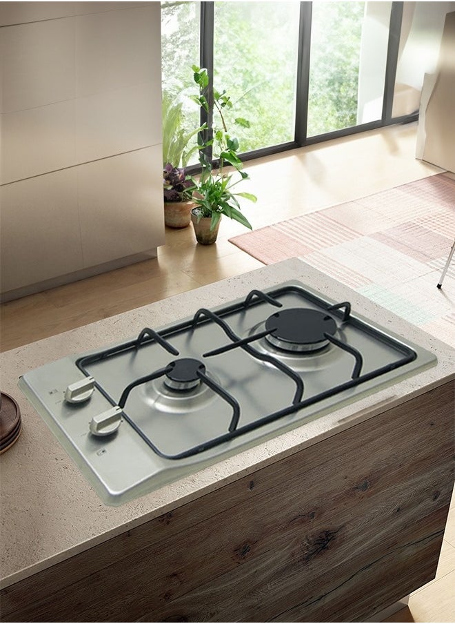 kitchen Line Stainless Steel Gas Hob - 30 CM - 2 Auto-Ignition Eyes - G2005  - Image 4