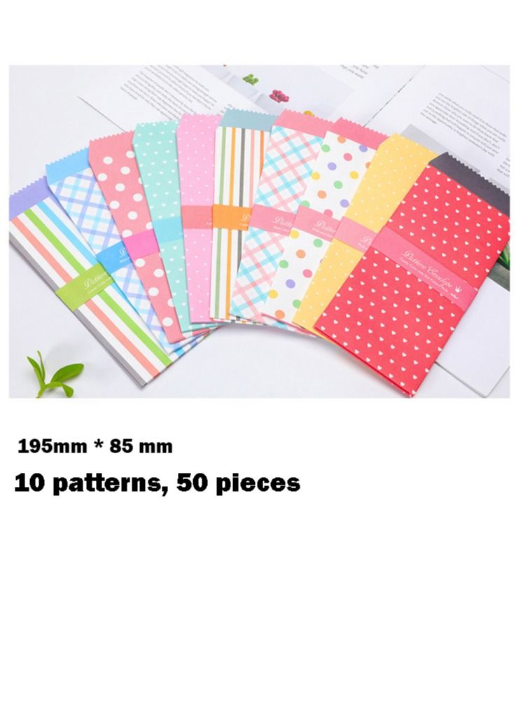 Generic 50-Pieces Envelopes,195x85mm  - Image 2