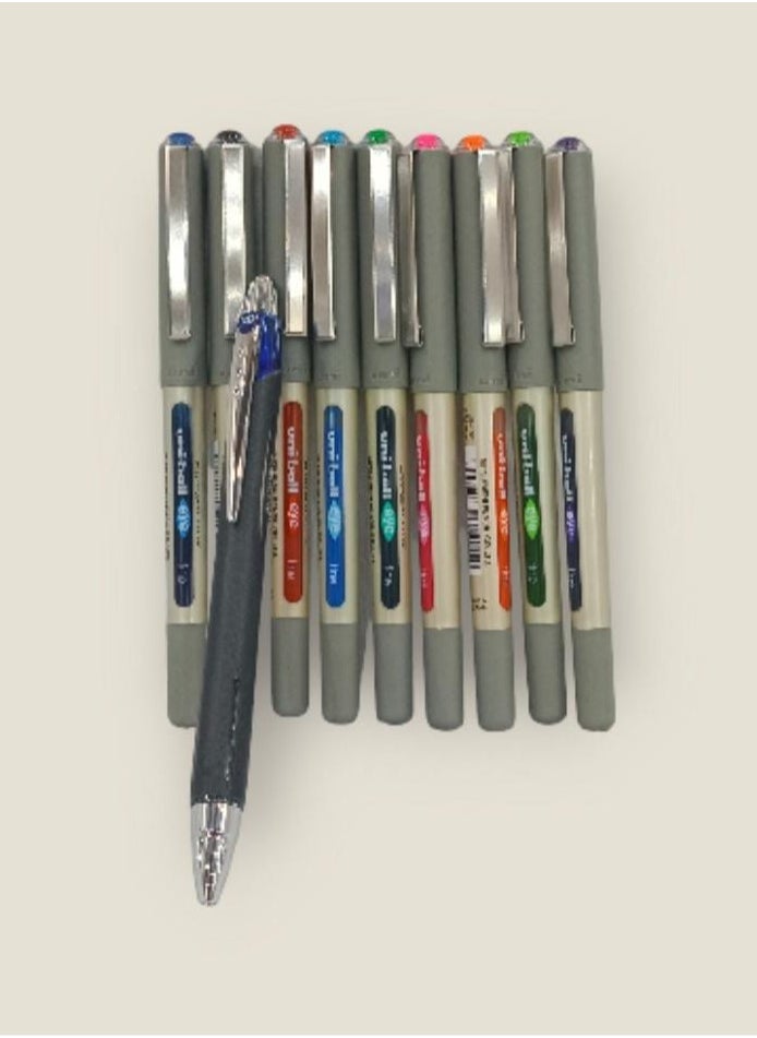 Uniball Uni-Ball Multi-Colour Fountain Pen Set, 10 Pens  - Image 1