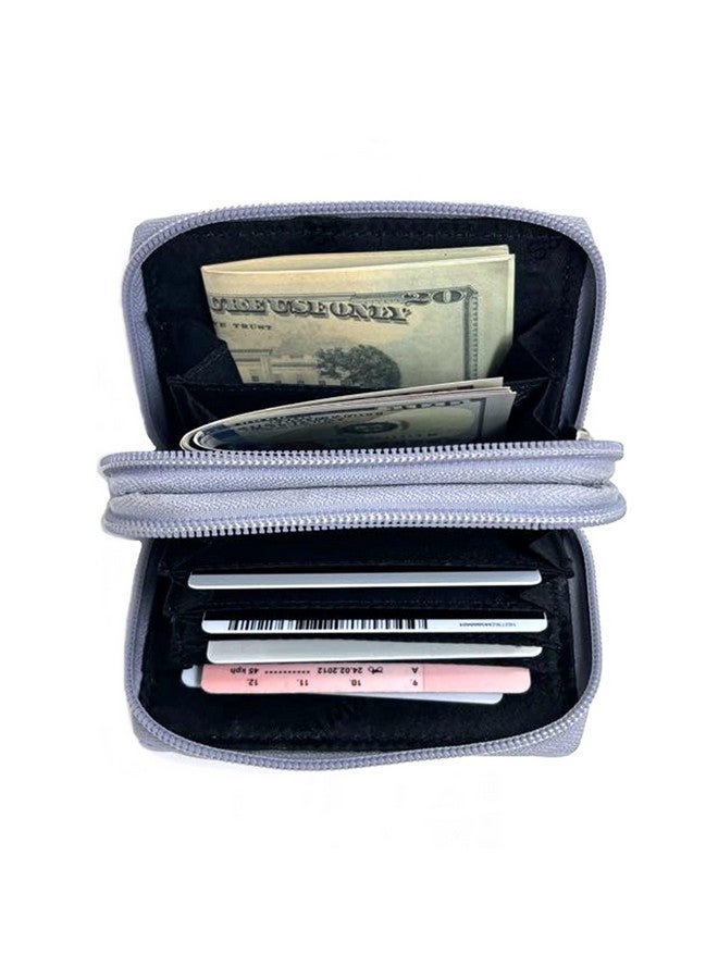 Alpine Swiss Womens Accordion Organizer Wallet Leather Credit Card Case Id Lilac - Image 4