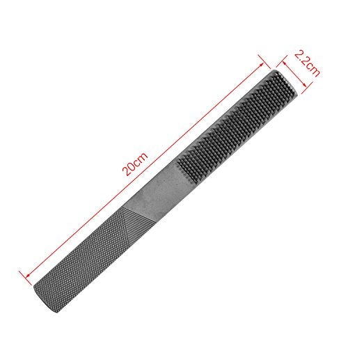Newkiton 4 Way Wood Rasp File Carbon Hand File and Round Rasp Half Round Flat & Needle Files - Image 5