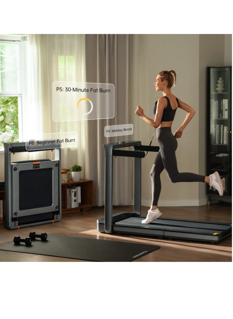 KINGSMITH - WP500B4 Kingsmith Treadmill Black MX16+ | Brushless 1.5HP 1125W | K5 Fit application support | Trifold design | 1-16 km/h speed | Upto 136kg user weight | Black - Image 1