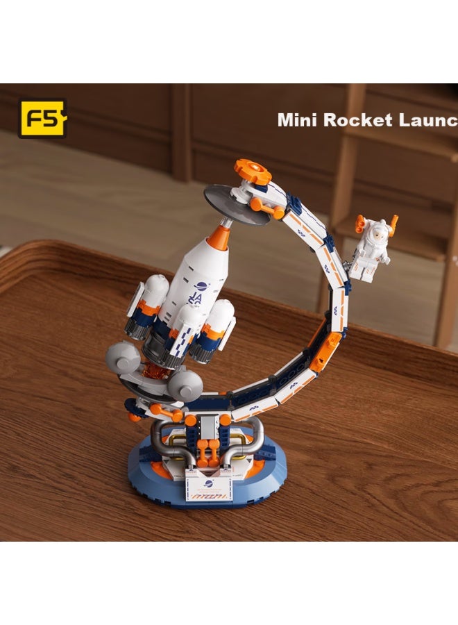 F5 Building Blocks Assembly Space Rocket Globe Aeroe Model Children's Toy 6-12 Years Old Boys And Girls Birthday Gift - Image 2