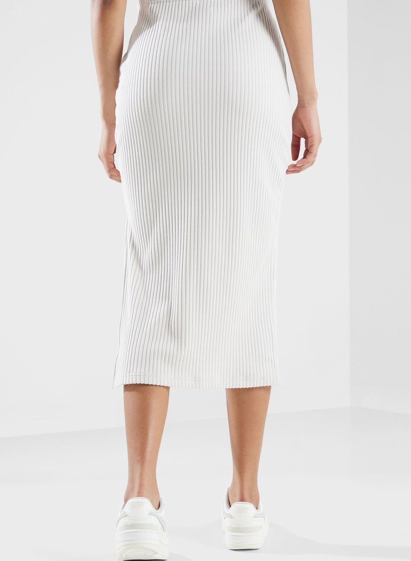Nike Nsw Ribbed Knit Skirt  - Image 2