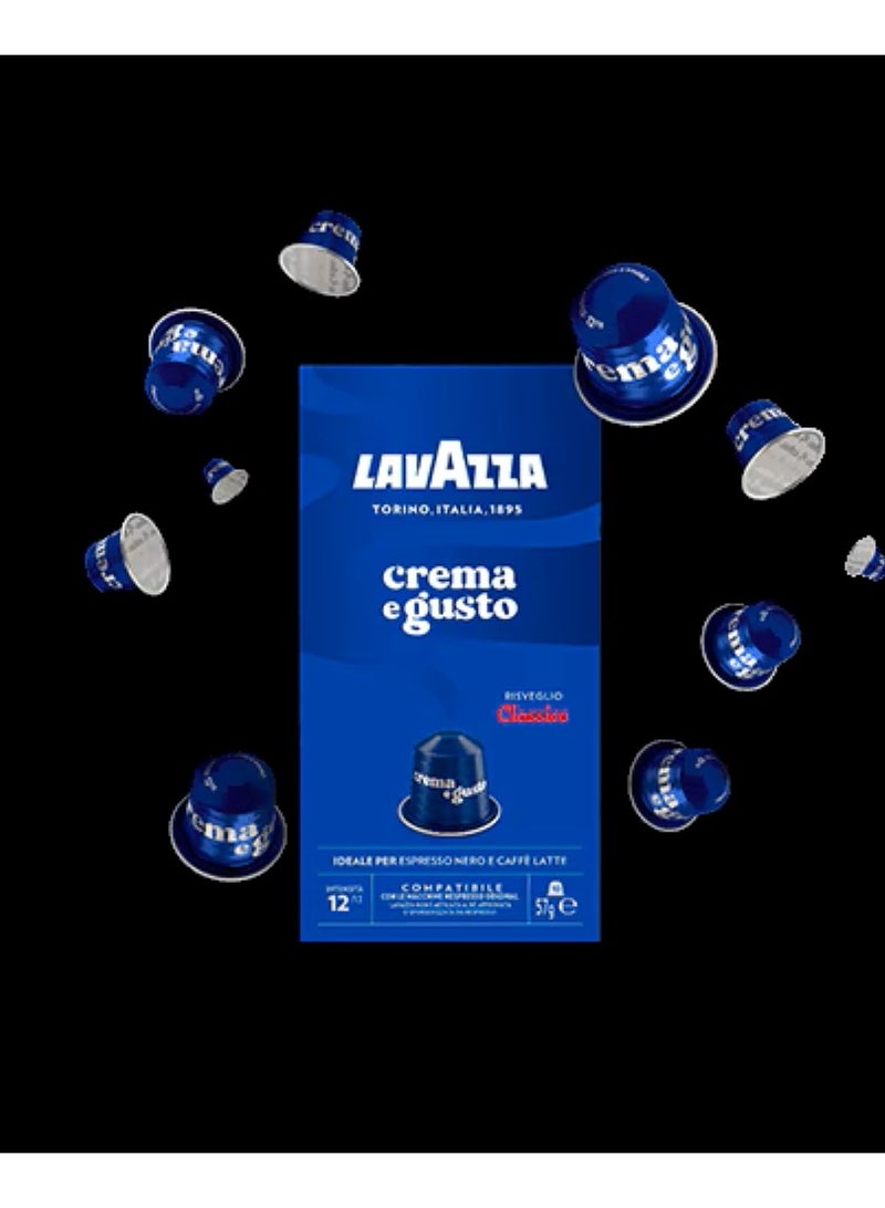 Lavazza Crema E Gusto Classico Coffee Capsules 10 Capsules (57g) - Image 2
