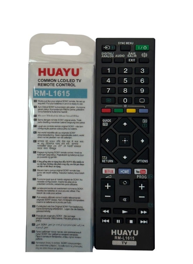 Huayu Universal Remote Control for Any Model Sony Smart 4K OLED LED LCD UHD Android TV Replacement of Original Sony Bravia Television Remote - Image 2