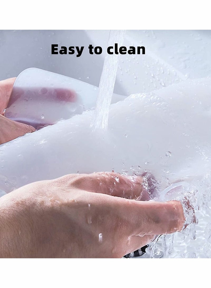 4 Pcs Drain Cover, Bathroom Plugs Tub Stopper Sewer Cover Mat Silicone Deodorant Pad Shower Floor Anti-odor Mat, for Kitchen, Laundry, Toilet, Grey (12cm*12cm) - Image 3