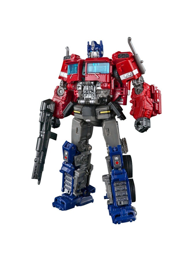 Mamba Transfiguration Toy Optimus Prime Car Column Wasp King Kong Aircraft Wei Robot Children Model Boy-Color:Tb07c Police Vision Hall - Image 5