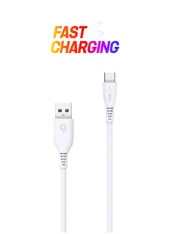 Totulife FLEX Series Cable Micro USB 3.0A 1M - White  - Image 1