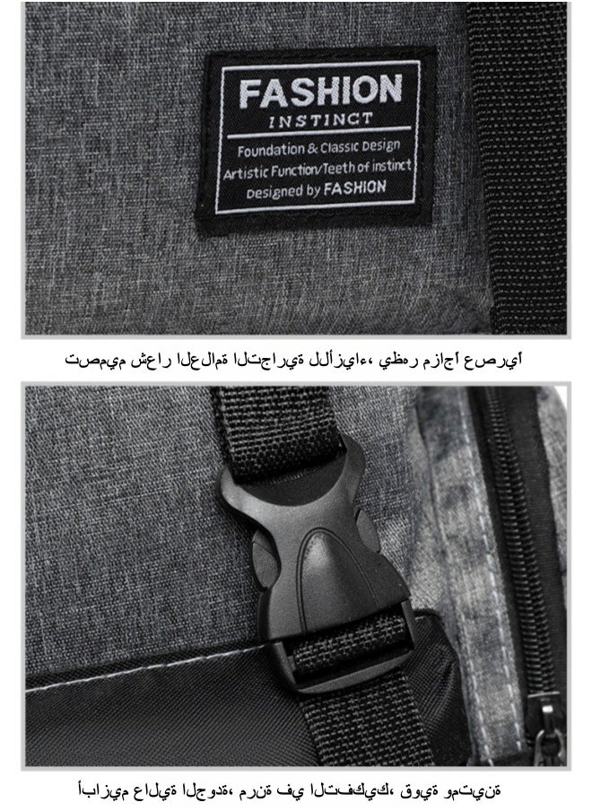 حقيبة ظهر متعددة الوظائف وحقيبة سفر وحقيبة عمل وحقيبة كمبيوتر يمكنها حمل كمبيوتر محمول مقاس 15.6 بوصة