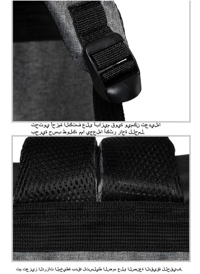 حقيبة ظهر متعددة الوظائف وحقيبة سفر وحقيبة عمل وحقيبة كمبيوتر يمكنها حمل كمبيوتر محمول مقاس 15.6 بوصة