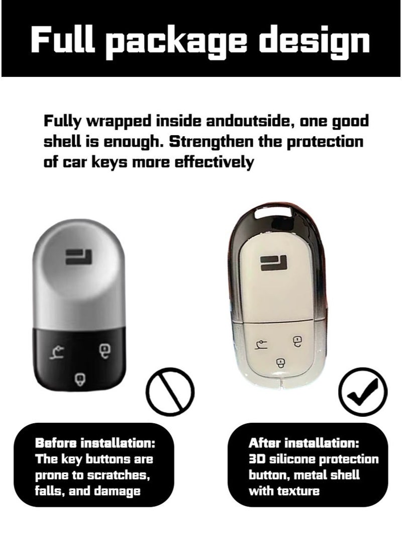 ROX 01 car key protector, suitable for ROX 01 car keys, high-end, wear-resistant, professional design, fully protecting car keys - Image 2